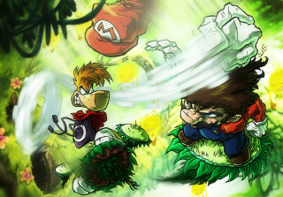Illustration for article titled Mario Gets Angry, Goes on a Rampage Across Gaming History